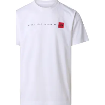 Pánské triko The North Face M Never Stop Exploring Regular Short Sleeve Tee-Graphic Velikost: XXL / Barva: bílá