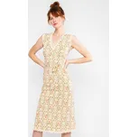 Dámské letní šaty Blutsgeschwister Daydream Darling Béžová velikost XXL