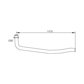 Výfuková trubka Výfuková trubka DINEX 47162