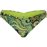 GUESS Spodní díl plavek INES tyrkysová / světle žlutá / kiwi /