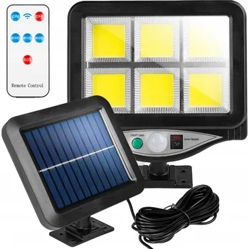 Venkovní osvětlení SOLÁRNÍ zahradní LED reflektor s čidlem, venkovní, IP54