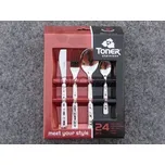 TONER Příbor jídelní souprava 24 dílů variace