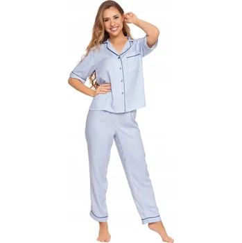 Dámské pyžamo Elegantní dámské rozepínací pyžamo Moraj viskóza L