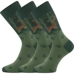 Ponožky slabé s loveckými motivy JELENA (3 páry) 43-46