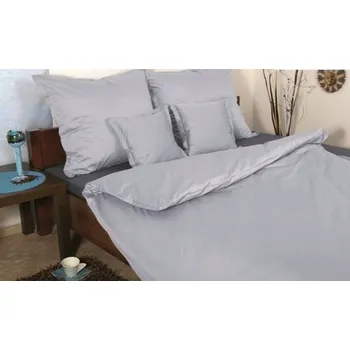 Povlečení Povlečení 180x200 světle šedé Jednobarevné