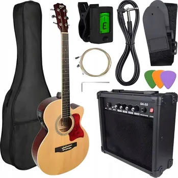 Elektroakustická kytara V-tone EAG set BK