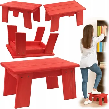 Stolička Stolička POKOCHAJ_DOM třešeň 18 cm