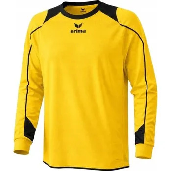 Dámské tričko Sportovní tričko Erima žluto-černé s dlouhým rukávem, velikost vel. 12