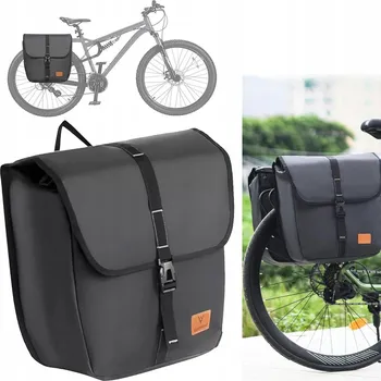 brašna na kolo Sada voděodolné Cyklistická brašna na nosič, boční zadní, 20 l