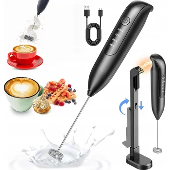 Šlehač mléka NAPĚŇOVAČ MLÉKA VAJEC KÁVY MINI MIXÉR ELEKTRICKÝ RUČNÍ ŠLEHAČ TYČ