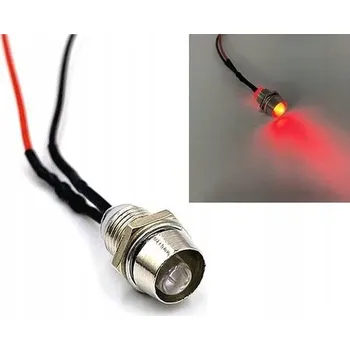 Dioda LED Dioda Kontrolka 5mm 12V DC 5mm