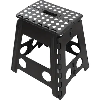 Verk 27591 Protiskluzová skládací stolička, černá