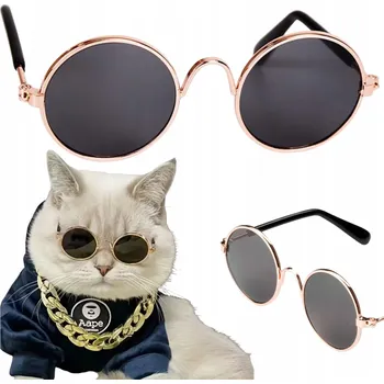 Sluneční brýle SLUNEČNÍ BRÝLE PRO PSY A KOČKY LENONKY ČERNÉ