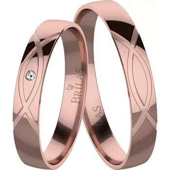 Prsten Drazan Red - snubní prsteny z červeného zlata