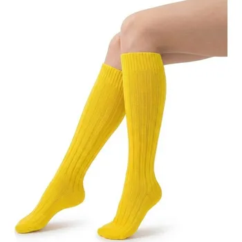 Punčochy podkolenky žluté