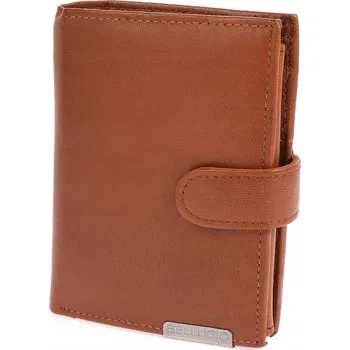 Peněženka Peněženka Bellugio , přírodní kůže, hnědá - muž
