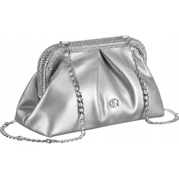 Kabelka Rovicky kabelka psaníčko eko kůže stříbrná