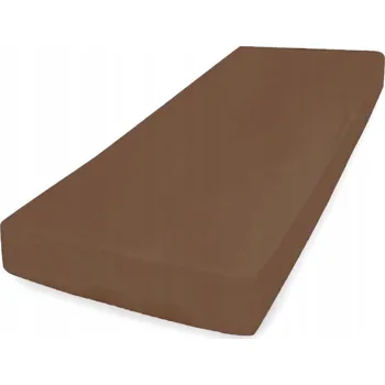 Prostěradlo Prostěradlo JERSEY Premium s gumou 160x200 Hnědá