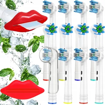 Péče o chrup HLAVICE NA KARTÁČEK BRAUN ORAL-B KOMPATIBILNÍ 12 KS + DÁREK