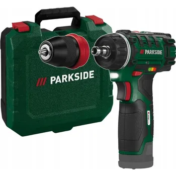 Aku Šroubovák Parkside, akumulátorové napájení 12 V, PBSA 12