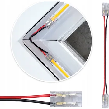 LED páska Spojka pro LED COB pásky 8mm IP20, bez pájení, rychlá montáž