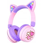 Bezdrátová sluchátka přes uši iClever IC-BTH21-PU