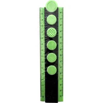 pravítka Smiggle - zelené skládací pravítko na dvě části