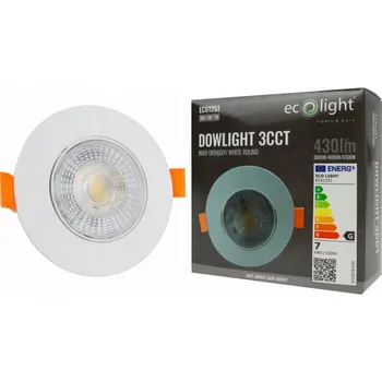 Osvětlovací těleso Ecolight 7 W LED 9 cm bílé