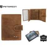 Peterson Pánská peněženka Orphistae hnědá One size