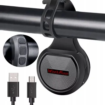 Zvonek na kolo Elektronický zvonek Alogy Zvonek + hlasitý alarm na kolo 32 mm