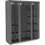 Přenosná látková skříň, šatna, CLOSET, 150x175x45cm šedá SongmicsHome 168560499