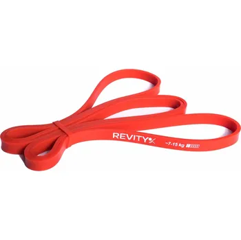 REVITY Posilovací odporová guma na cvičení REVITY Power Band 7-15 kg ČERVENÁ