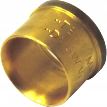 Vodovodní potrubí TECE TECEflex mosazná lisovací objímka pro trubky 16 mm PE-Xc/Al/PE-R 734516