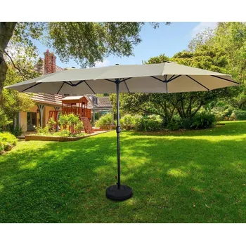 Slunečník Dvojitý zahradní slunečník KAIRO - béžový