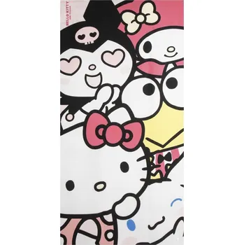 Dětské zboží Plážová osuška Hello Kitty & Friends 70 x 140 cm