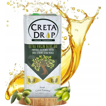 Rostlinný olej ŘECKÝ EXTRA PANENSKÝ OLIVOVÝ OLEJ CRETA DROP – 5L SKLIZEŇ