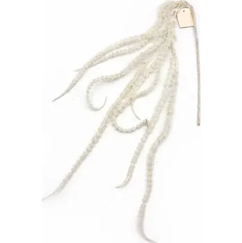 Vánoční dekorace DECOLED Vánoční přízdoba 100 cm, bílá, PVC, IP44 venkovní