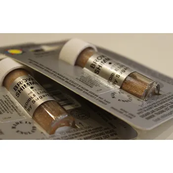 Potravinářské barvivo BROWN SHIMMER LESKLÁ prachová barva - Sugarflair Colours, Anglie