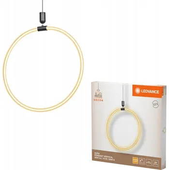 LEDVANCE Decor Aura Závěsné svítidlo, zelené, z prohnutého polykarbonátu s L