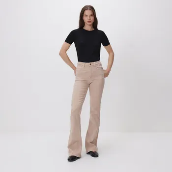 Dámské džíny Reserved - Džíny flare - béžová - 752FZ-08J - 752FZ-08J-42