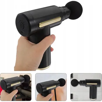 Masážní přístroj MASÁŽNÍ PISTOLE MASSAGE GUN 6 RYCHLOSTÍ 4 NÁSTAVCE HLOUBKOVÁ MASÁŽ TKÁNÍ MASÁŽNÍ PŘÍSTROJ