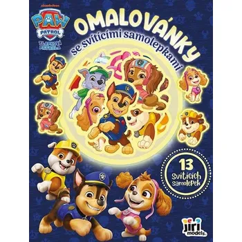 omalovánky Omalovánky se svítícími samolepkami Tlapková p...