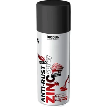 Barva ve spreji Barva sprej zinek pozink 400 ml BIODUR