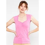 Dámské tílko Blutsgeschwister Let Romance Rule Růžová velikost S