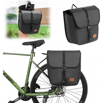 brašna na kolo VODĚODOLNÁ CYKLISTICKÁ BRAŠNA TAŠKA NA NOSIČ KOLA PROSTORNÁ 20l