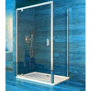 Mereo Sprchový jednokřídlý obdélníkový kout LIMA 80x100x190 cm, rám chrom ALU Výplň: point bezpečnostní sklo čiré nebo point 6 mm