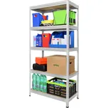 Kovona regál FUTUR 180x75x35 5 polic Nosnost 1250 KG - Pozinkovaný