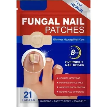 Náplast Náplasti na nehty proti plísním, 21 ks, extra silné náplasti na nehty - přes noc