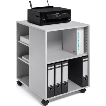 Kancelář DURABLE Multifunkční pojízdný stolek 74/59 - Šedý