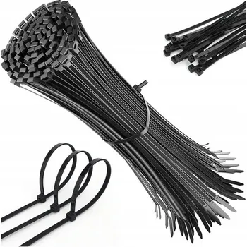 Stahovací páska STAHovací PÁSKY KABELOVÉ STAHOVACÍ PÁSKY PEVNÉ ČERNÉ 100 KS 3,6x300 mm